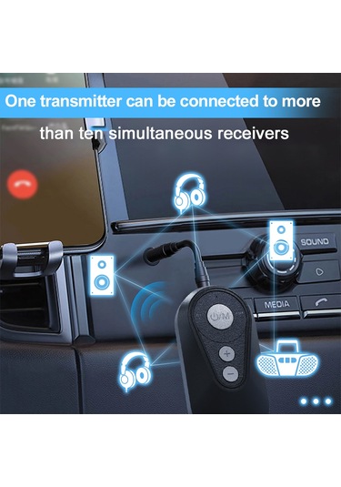 Lemestar Bluetooth 5.4 Ses Adaptörü - Yüksek Kaliteli Ses, Düşük Gecikme, 20m Uzaklıkta Çok Cihaz Bağlantısı, Plug & Play, Tv/bilgisayar Uyumlu