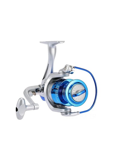 Kangvka St4000 Mavi Balık Makinesi - 8 Paspaslı, 5.1:1 Dişli Oranı, Katlanabilir Ve Değiştirilebilir Kolu, İki El İçin Uygun