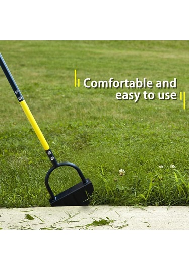 Sones Açık Hava Patio Manuel Kenar Küreği Ev Bahçe Çim Kenar Aracı, Stil: Keskin V Kenar