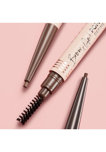 Eveline Cosmetics Brow & Go Eyebrow Vegan Kaş Pomad Kalemi Dark Brown