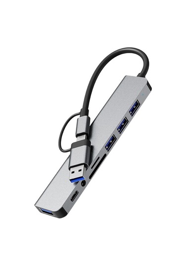 Venturemart Usb Bağlantı Istasyonu, Sekizi Bir Hubda, Pd100w, Sd/tf, Audio3.5,4 Usb Çoklu Bağlantı N