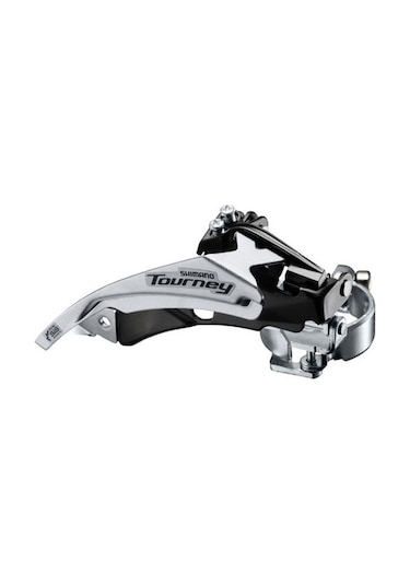 SHIMANO ÖN AKTARICI ÜÇLÜ 6/7 VİTES 34.9MM KELEPÇE 48T FD-TY510-TS6 GÜMÜŞ Gri