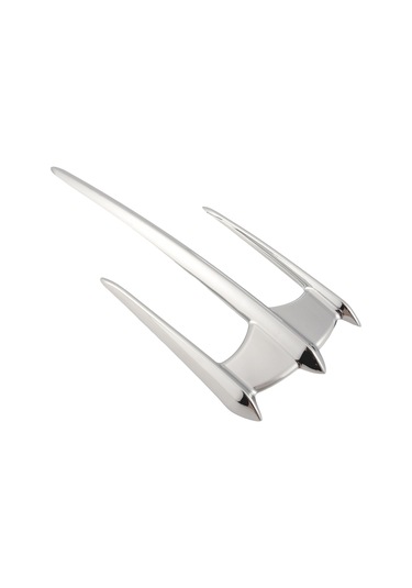 Xurunkeji Honda Goldwing Gl1800 F6b Vtx1300 Vtx1800 İçin Motosiklet Ön Çamurluk Aksan Dekorasyonu Döşemesi Gümüş