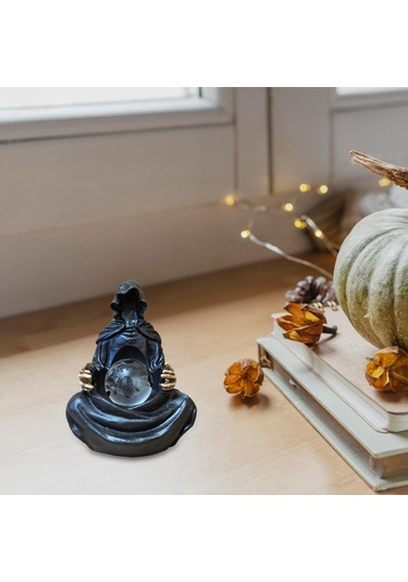 Suntek Kitaplık Girişi İçin Yaratıcı Cadılar Bayramı 10x9,5x15 Cm