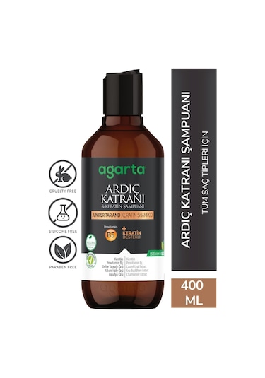 Agarta Ardıç Katranı & Keratin Şampuan 400 ML