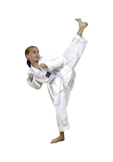 Ucuzaspor Taekwondo Elbisesi  Beyaz Yaka Beyaz