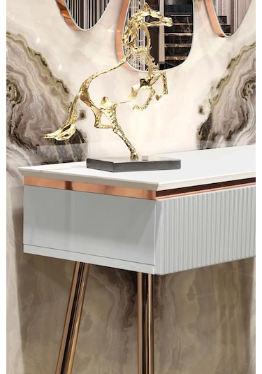 Bianco Lake Dresuar Set Beyaz-rose Gold Beyaz