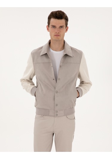 Pierre Cardin Erkek Taş Deri Mont-kaban 50318155-570 Taş