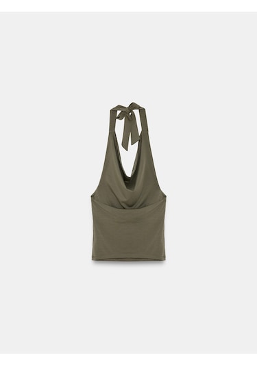 Dilvin 32973 Degaje Yaka Top-haki