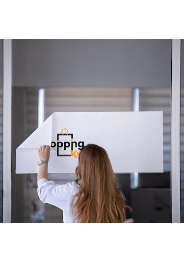 Elektrostatik Yapışıp Çıkartılabilir Şerit Beyaz Tahta 2m Rulo Pratik Ve Yeniden Kullanılabilir Beyaz