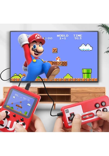 400 Oyunlu Atari Sup Game Box Konsollu Model Tv Bağlanan El Konso