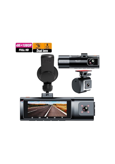 Premium Mb-5700 Quad Hd 4k Gps+wifi+ Türkçe Uygulama Araç Kamera