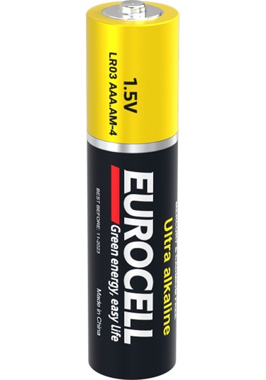 Eurocell- Aaa4 Lr03 1.5 V Ultra Alkalin Pil