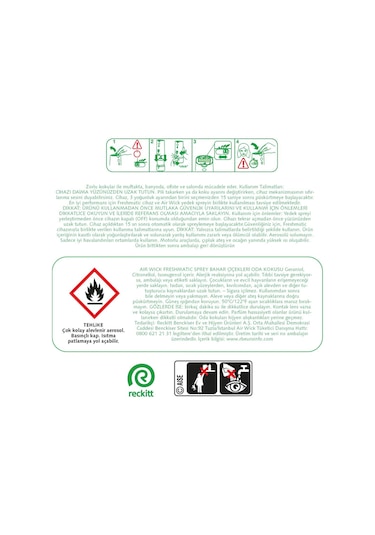 Air Wick Oda Kokusu Freshmatik, Otomatik Sprey Makine Yedek Bahar Çiçekleri 3x250 Ml