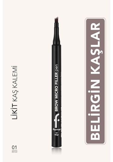 Brow Micro Filler Tarayıcı Keçe Uçlu Kaş Kalemi 8682536093019 001 Beige