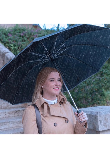 Sıçrama Önleyici Tasarıma Ve Led Aydınlatmaya Sahip Akıllı Şemsiye Diğer