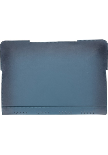 Bouletta Chester Deri 13-14 inç Apple Uyumlu MacBook Kılıfı BRN4EF Mavl