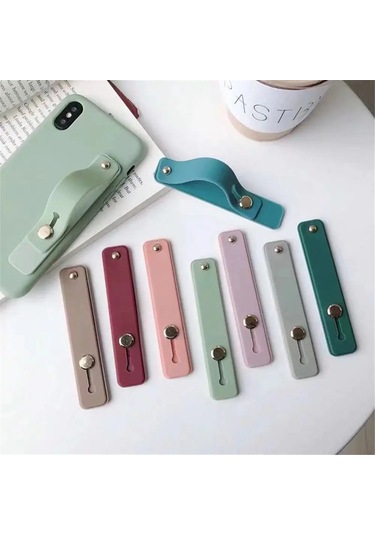 Moda Telefon Tutucu Silikon Telefon El Bandı Tutucu Parmak Yüzük 1 Adet