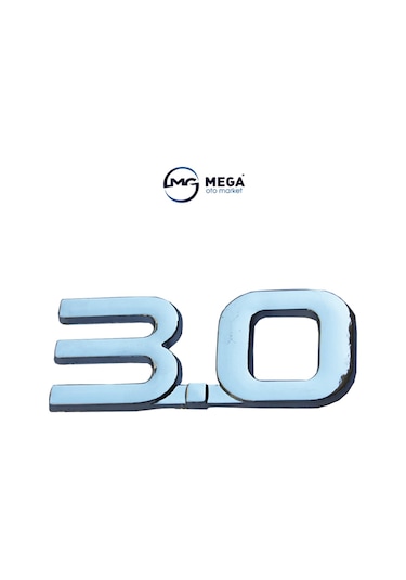 3.0 Plastik Krom Arma Logo Sticker