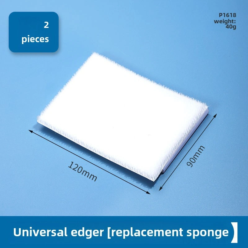 Youtek El Tipi Lateks Boya Kenar Düzeltici - Köşe Ve Kenar İçin植绒sünger Fırça, 2 Adet Değiştirme Süngeri İle