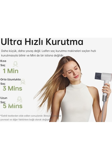 Laifen Mini Saç Kurutma Makinesi - Yeşil