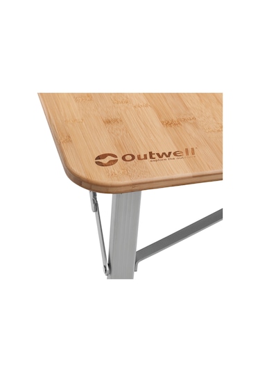 Outwell Custer L Bambu Katlanır Kamp Masası Çok Renkli