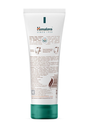 Himalaya Ceviz Özlü Siyah Nokta Karşıtı Yüz Peeling 75 ML
