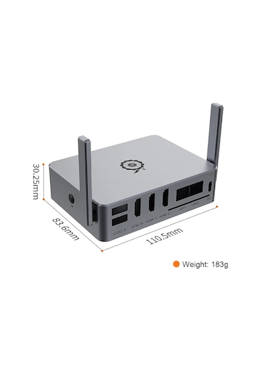 Orange Pi 5 Plus Alüminyum Kasa Set