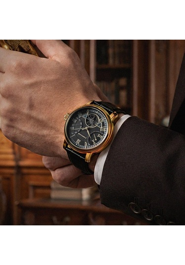 Earnshaw Es-8169-05 Erkek Kol Saati Altın