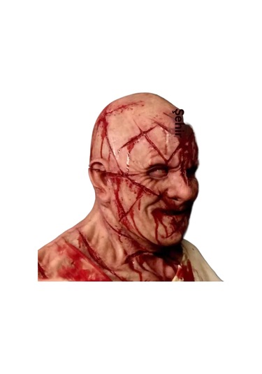 Unicomlifeerp Cadılar Bayramı Lateks Maske - Korku Temalı Butik Tasarım