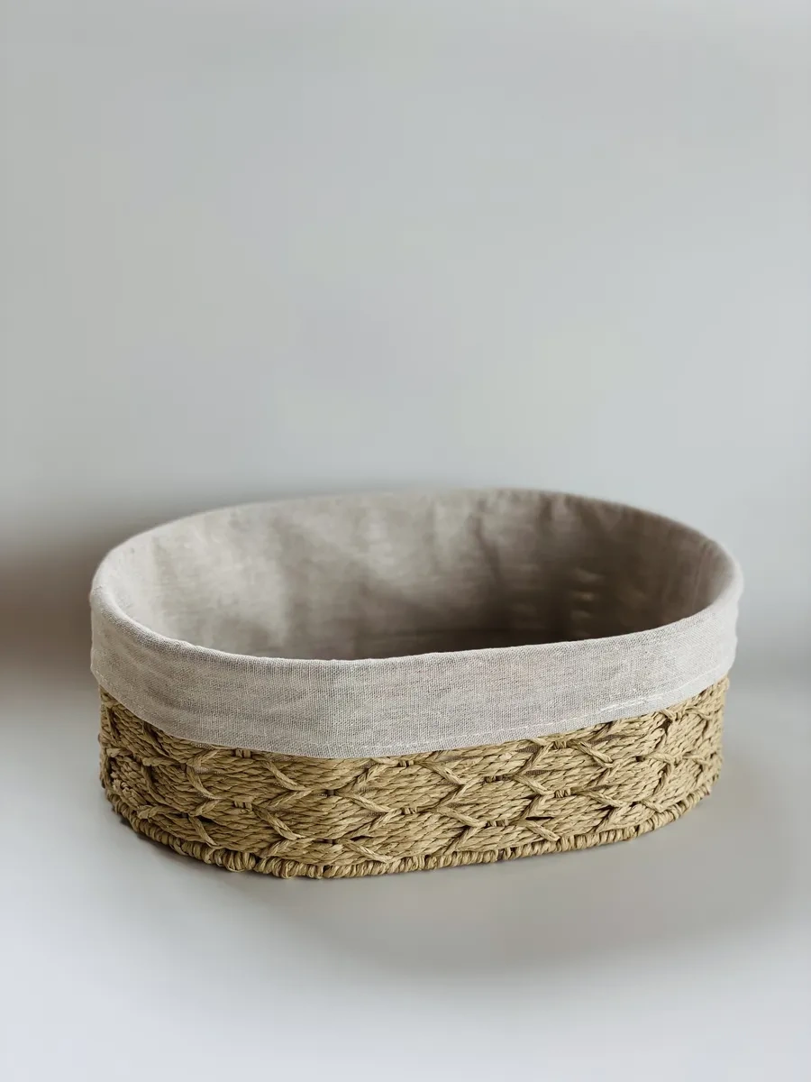 Kulıko Home Büyük Hasır Alışveriş Sepeti 171897699 Bej