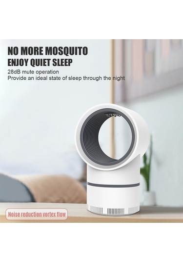 Shineyee Ev İçin Usb Led Isırtıcı Öldürücü Lambası - Ultra Sessiz 360 Uv Işık Ve Sivri Akış Teknolojisi İle Akıllı Toplayıcı - Yıldız Gökyüzü Beyaz