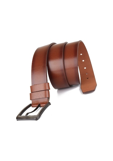 Rich Smith %100 Hakiki Deri Erkek Spor Taba Spor Kemer 4,5Cm