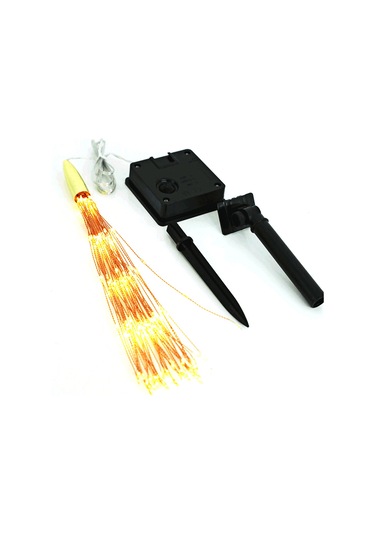 Symbee Güneş Enerjili Bakır Telli 200 Led Atışık Işıklı, Bahçe Ve İç Mekan Noel Dekorasyon Lambası, Sıcak Beyaz Işık Diğer