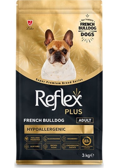 Reflex Plus Hypoallergenic French Bulldog Yetişkin Köpek Maması 3 KG