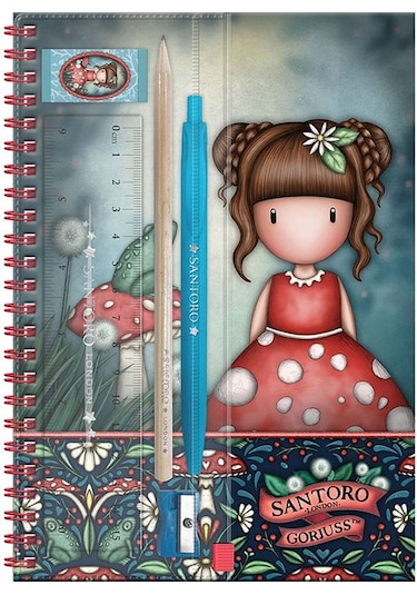 Santoro Gorjuss Little Mushroom A5 Defter Ve Kırtasiye Seti 1344gj03
