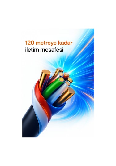 Nc-1 Outdoor 305 Metre / 0.57mm Tel Kalın Cat6 Ftp Çift Katmanlı Dış Ortam Network İnternet Kablosu