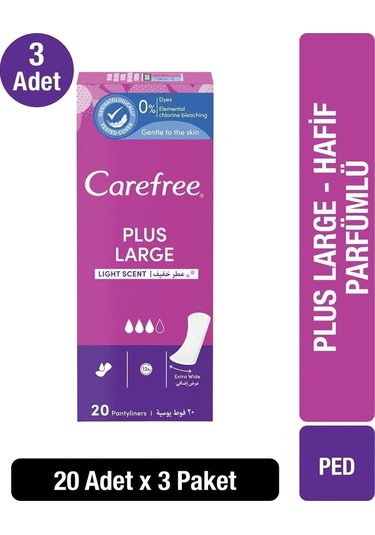 Carefree Refresh Maxi Günlük Ped 20'li X 3