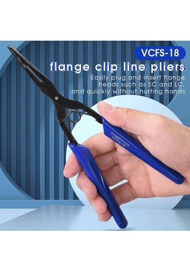 Sones Comptyco Vcfs-18 Sc/lc Fiber Optik Konnektör Fişi Ve Kelepçe Çekme Aletleri Flanş Uzun Nozul Klipsi