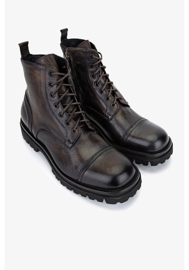 Valmenti Erkek Hakiki Deri Kahverengi Casual Bot 1158 569 Erk Bot Sk25-26 T.moro Kahverengi