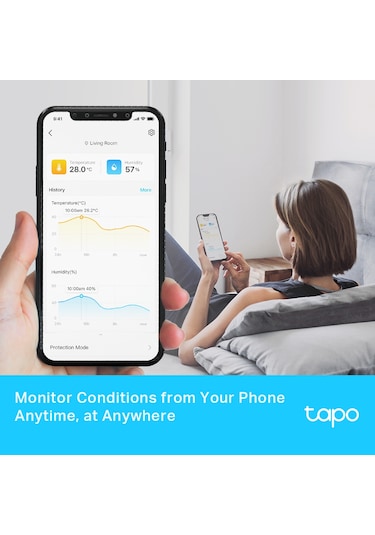 Tp-lınk Tapo T315, Akıllı Sıcaklık Ve Nem Monitörü