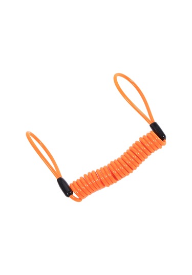 Ximistore9 Motosiklet Disk Kilidi Uyarı Kablosu Sarı - 1.25m Genişletilebilir, Çelik Konstrüksiyon, Kilidi Ve El Tutucuyu Bağlar, Hasarı Önler