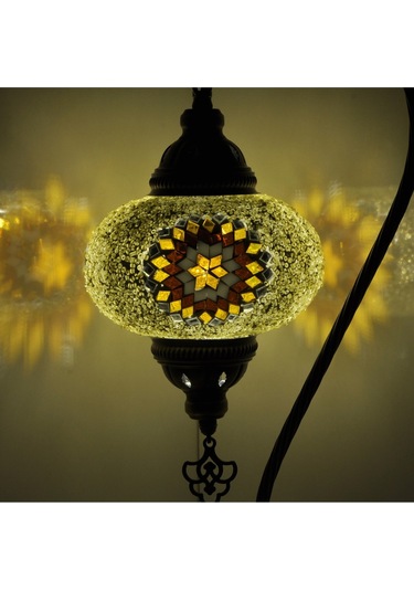 Otantik Mozaik Lamba Masaüstü Lamba Gece Lambası Abajur Osmanlı Dekoratif Masa Lamba Amber