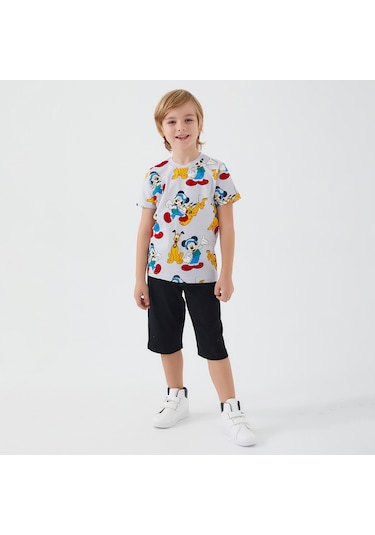 Mickey Mouse D4794-3 Çocuk  Gri Alt Üst Takım
