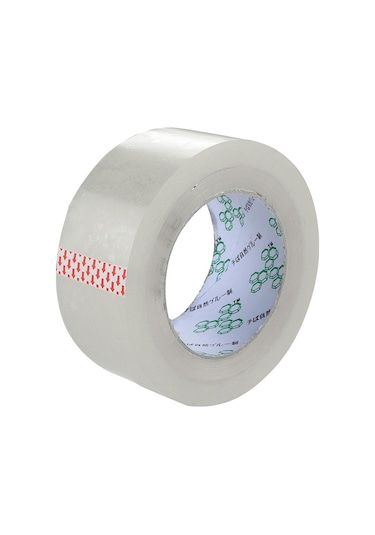 Sones 45mm Genişlik 25mm Kalınlık Paket Sızdırmazlık Paketleme Bandı Rulo Etiket Şeffaf Beyaz