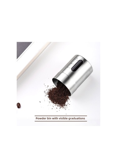 Skycity El İle Kahve Değirmeni, 304 Çelik, Porselen Çekirdek, Ayar可调, Taşınabilir, Anti-kayma Silikon Kılıf, Tahıl Dağıtabilir