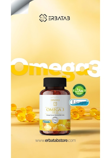 Erbatab Omega 3 Balık Yağı 60 Kapsül