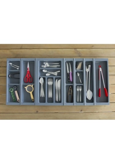 Mutfak Çekmece Içi Kaşıklık Düzenleyici 104 Cm X 48 Cm (YANLAR VE BOYDAN 3,5 CM KESİLEBİLİR)