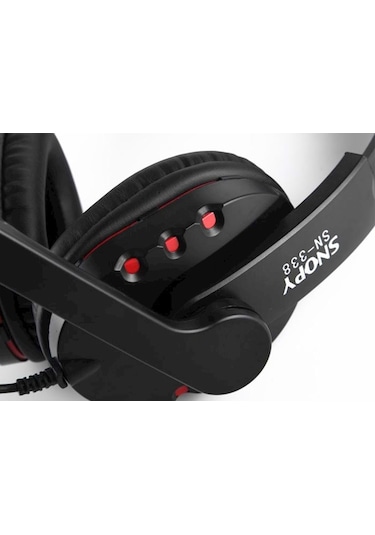 Snopy SN-338 Mikrofonlu Kulak Üstü Oyuncu Kulaklığı