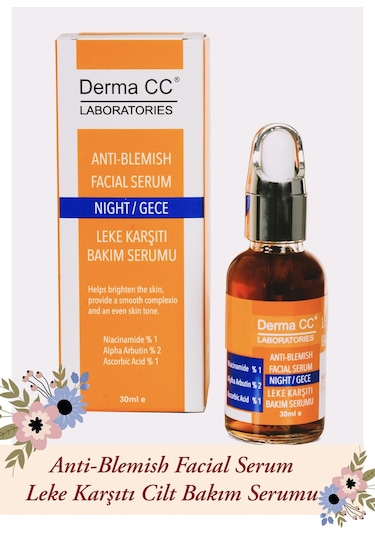 Derma CC Laboratories Leke Karşıtı Gece Serumu 30 ML